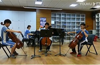 波珀尔《安魂曲》，大提琴：罗燏、李戎、陈垚，钢琴：林子健，指导教师：肖婷